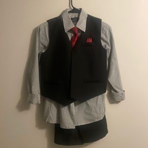 Boys 4 piece suit.